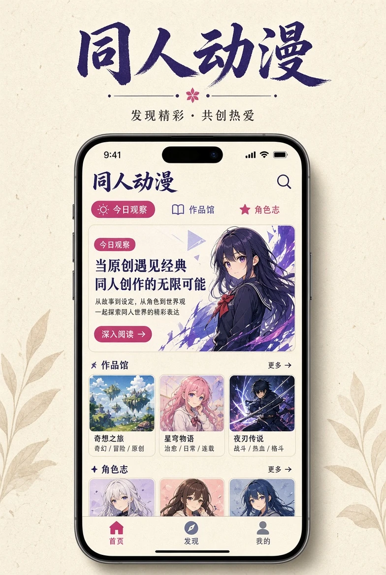 同人动漫移动浏览